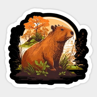 Capybara Sticker